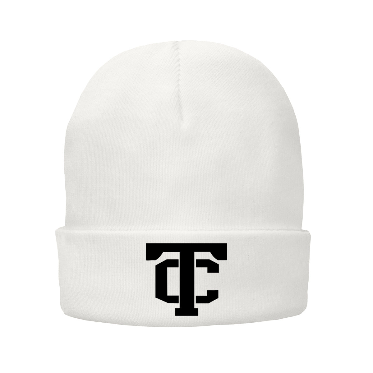 •Twiggs County - TC (Black) - Fleece-Lined Knit Cap (CP90L)