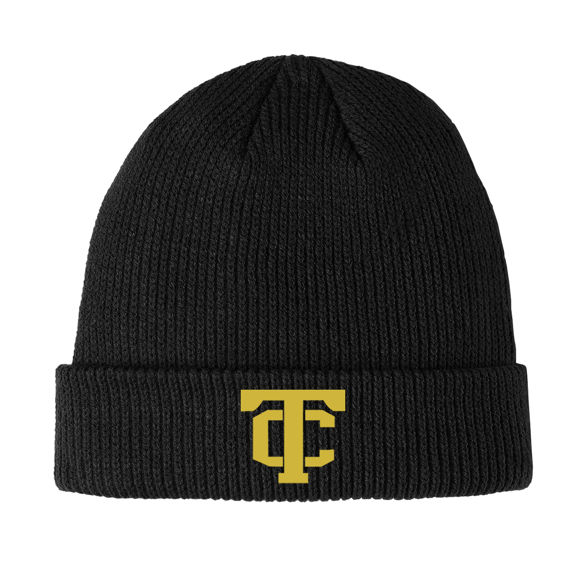 •Twiggs County - TC (Gold) - Cozy Cuffed Beanie (C977)