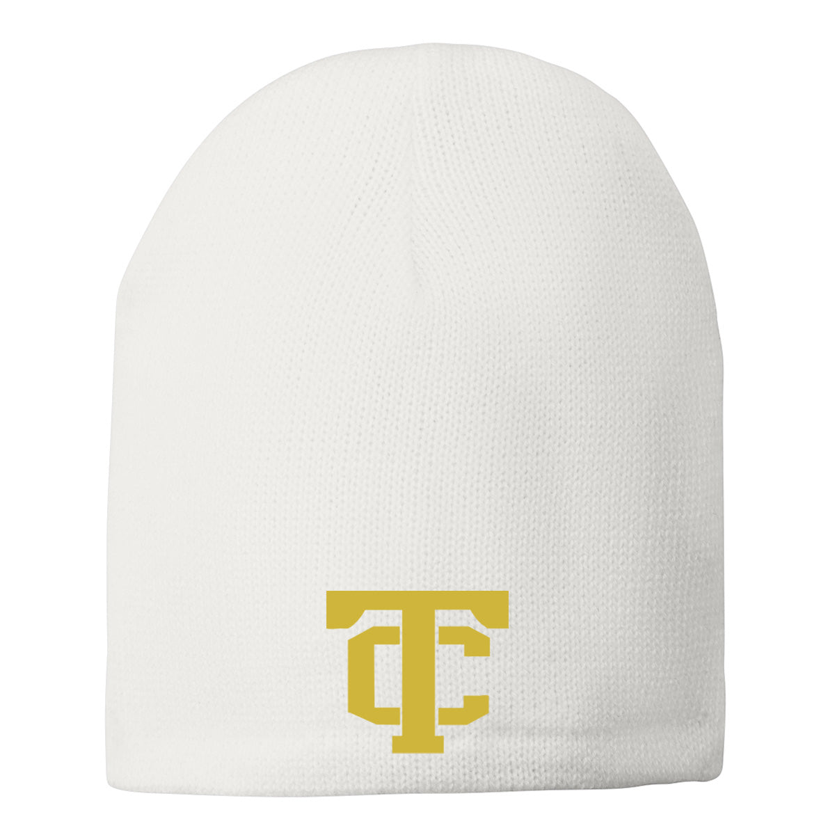 •Twiggs County - TC (Gold) - Fleece-Lined Beanie Cap (CP91L)