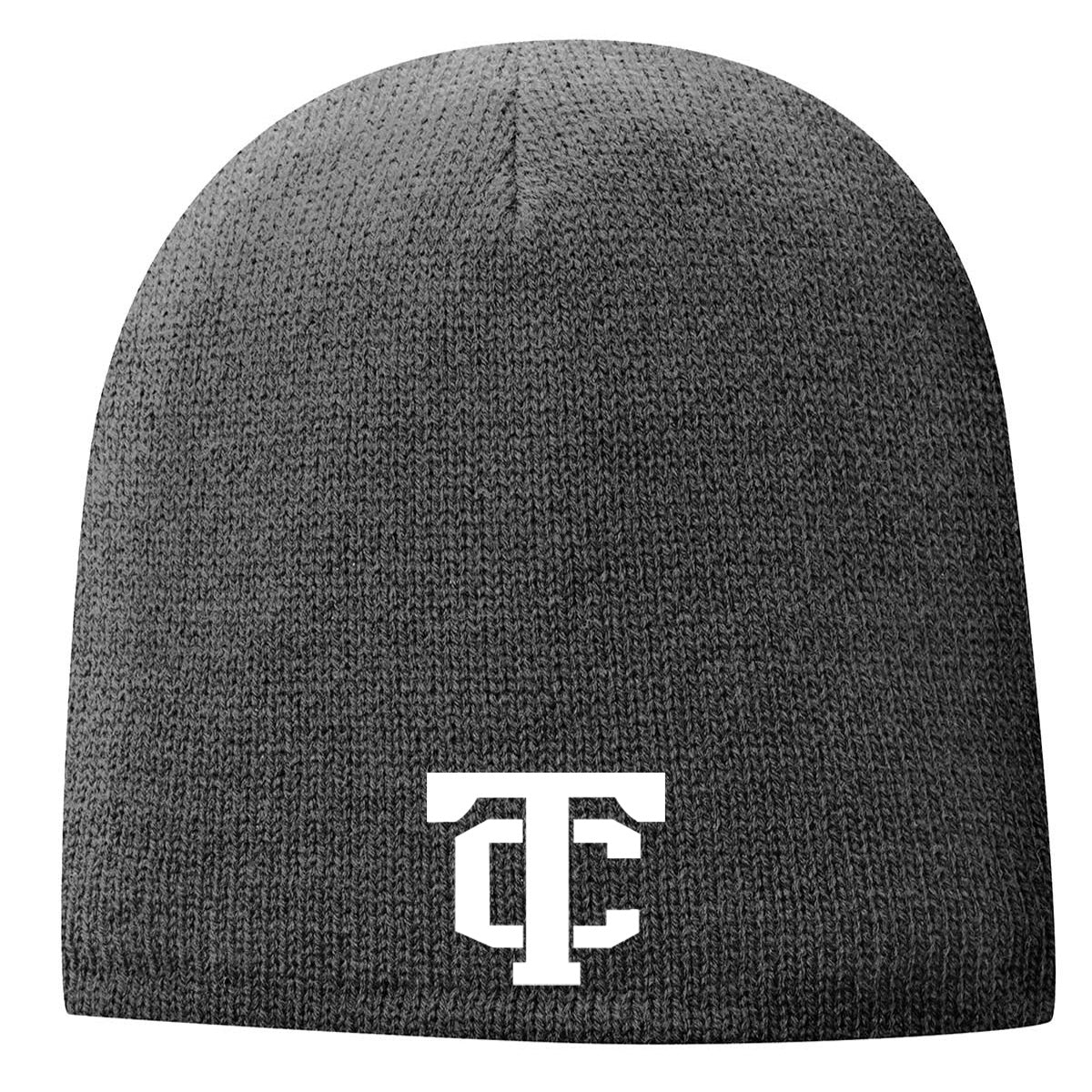 •Twiggs County - TC (White) - Fleece-Lined Beanie Cap (CP91L)