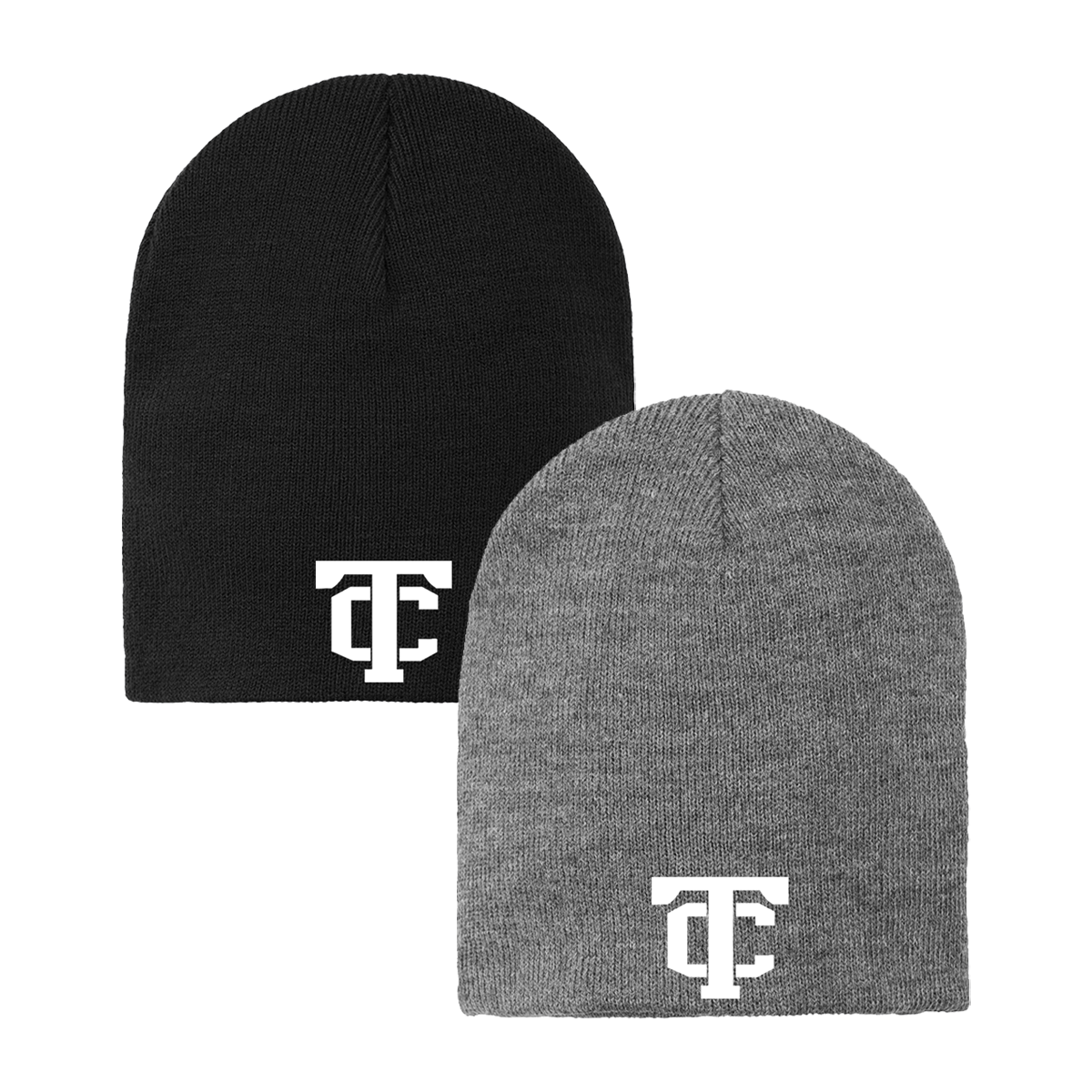 •Twiggs County - TC (White) - Knit Skull Cap (CP94)