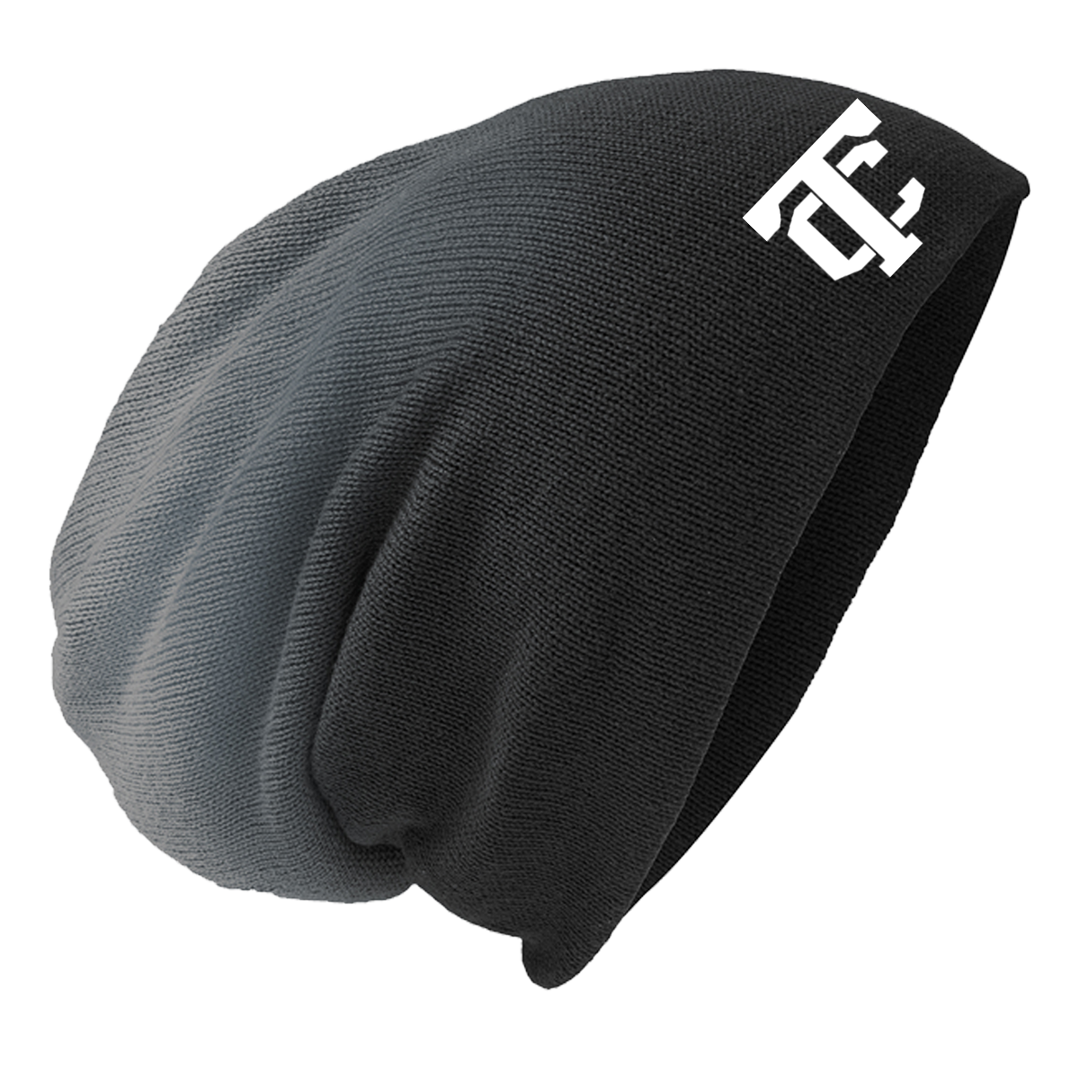 •Twiggs County - TC (White) - Slouch Beanie (DT618)