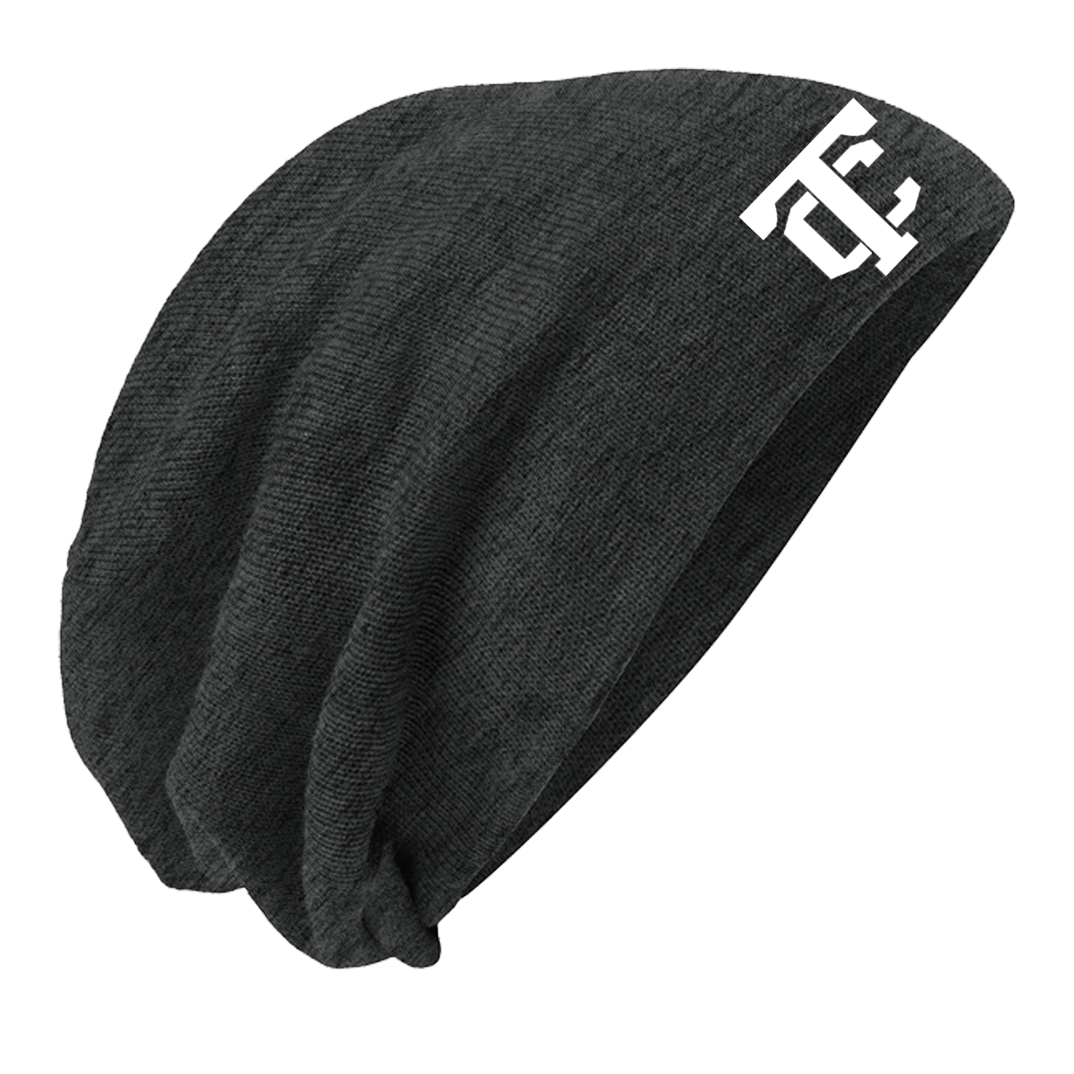 •Twiggs County - TC (White) - Slouch Beanie (DT618)