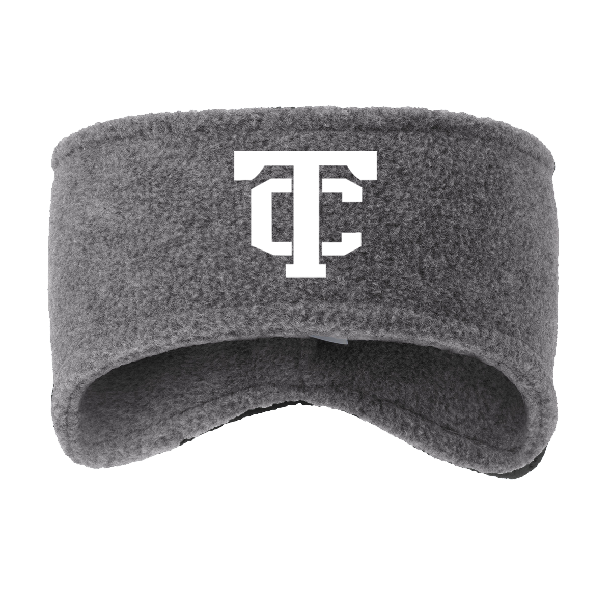 •Twiggs County - TC (White) - Stretch Fleece Headband (C910)