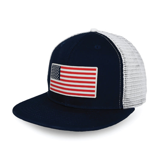 USA Flag Trucker Hat - Southern Grace Creations