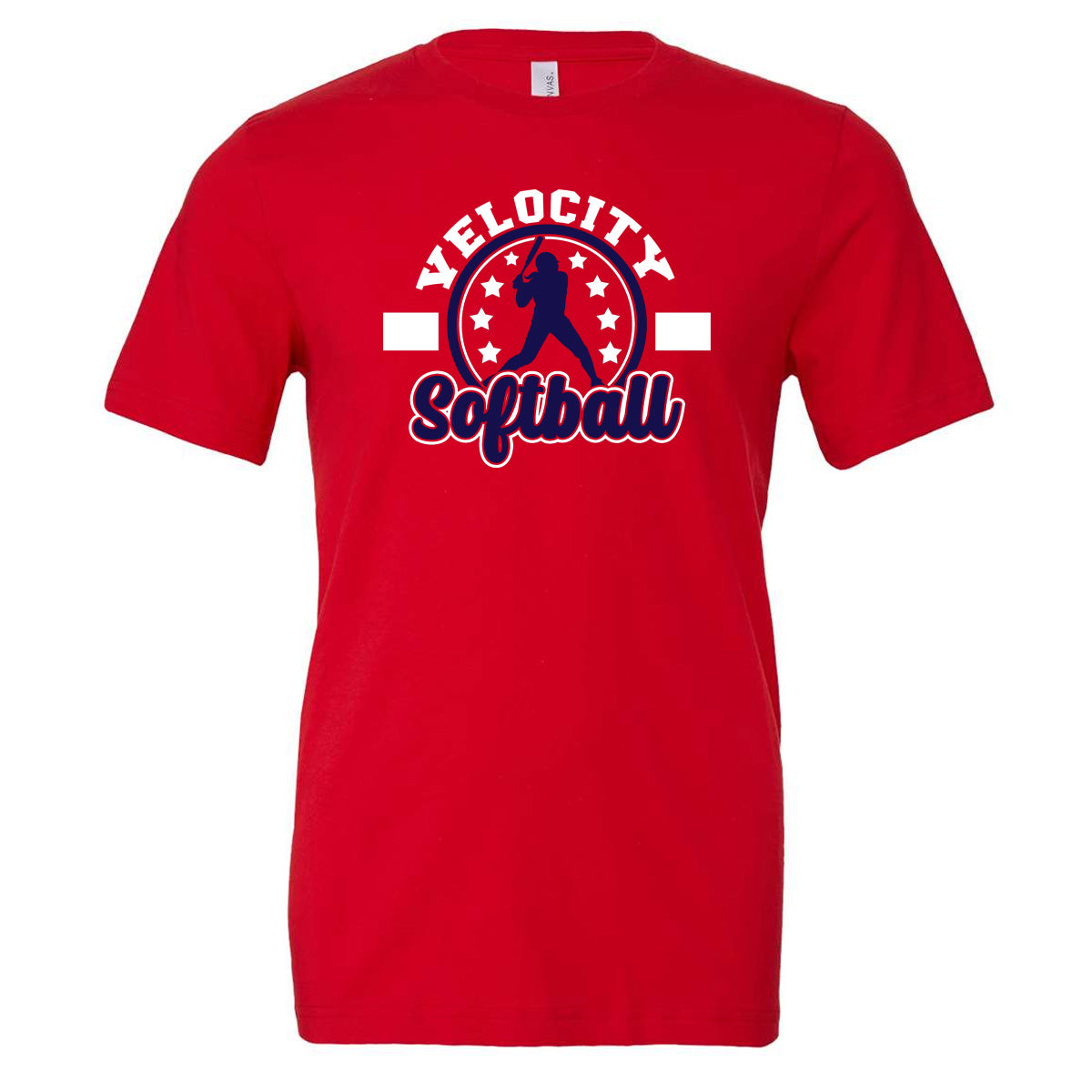 VELO FP - VELOCITY SOFTBALL PLAYER STARS - Red (Tee/DriFit/Hoodie/Sweatshirt) - Southern Grace Creations