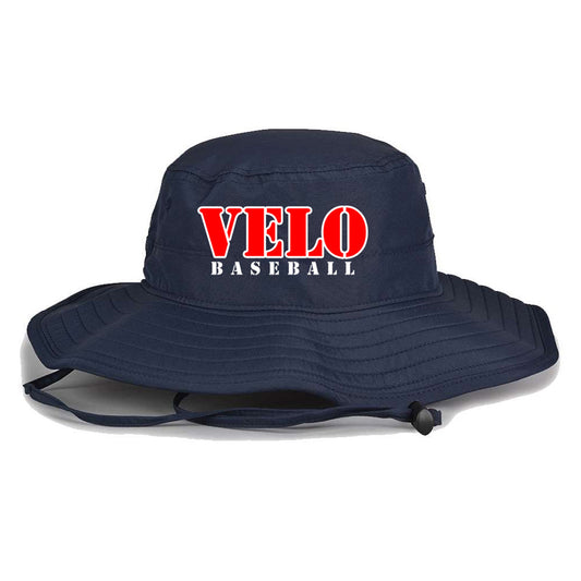 Velo BB - The Game Ultralight Booney with VELO Baseball (Stencil Font) - Navy (GB400) - Southern Grace Creations