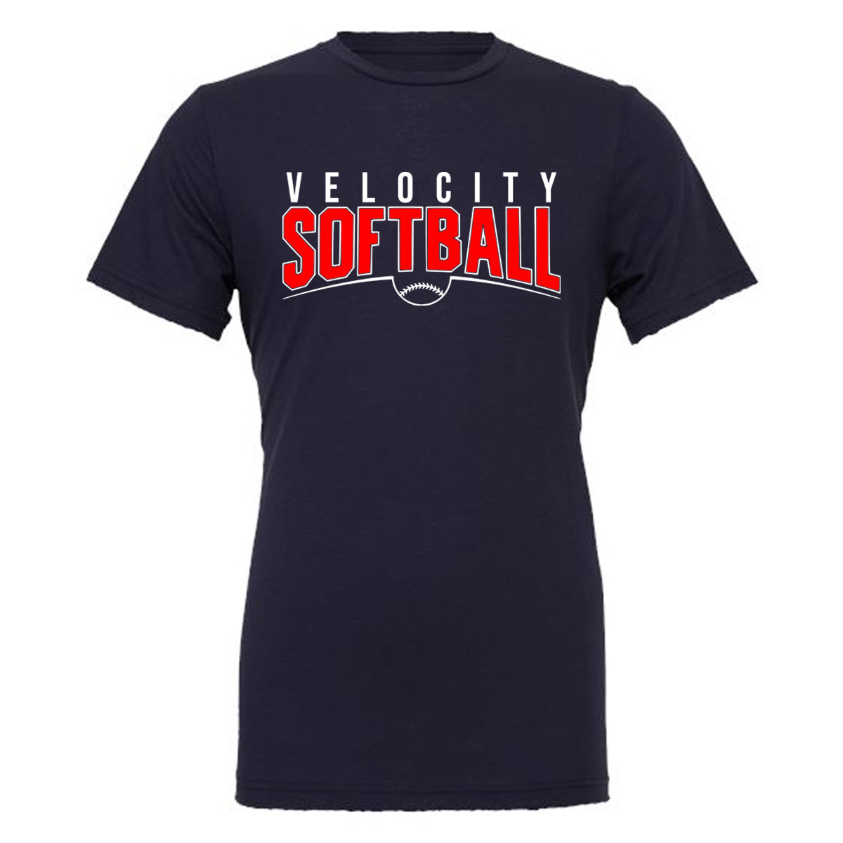 Velo FP - Velocity Softball Curved - Navy (Tee/DriFit/Hoodie/Sweatshirt) - Southern Grace Creations