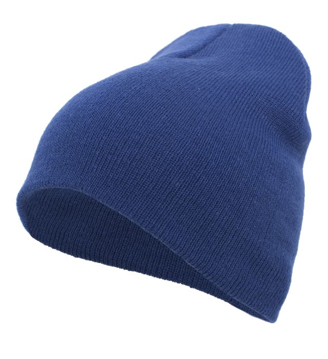 Windsor - BASIC KNIT BEANIE with W - Royal (601K) - Southern Grace Creations
