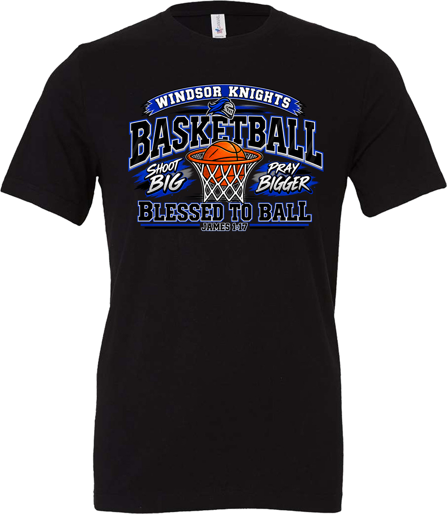Windsor - Basketball Blessed to Ball - Black (Tee/Drifit/Sweatshirt/Hoodie)