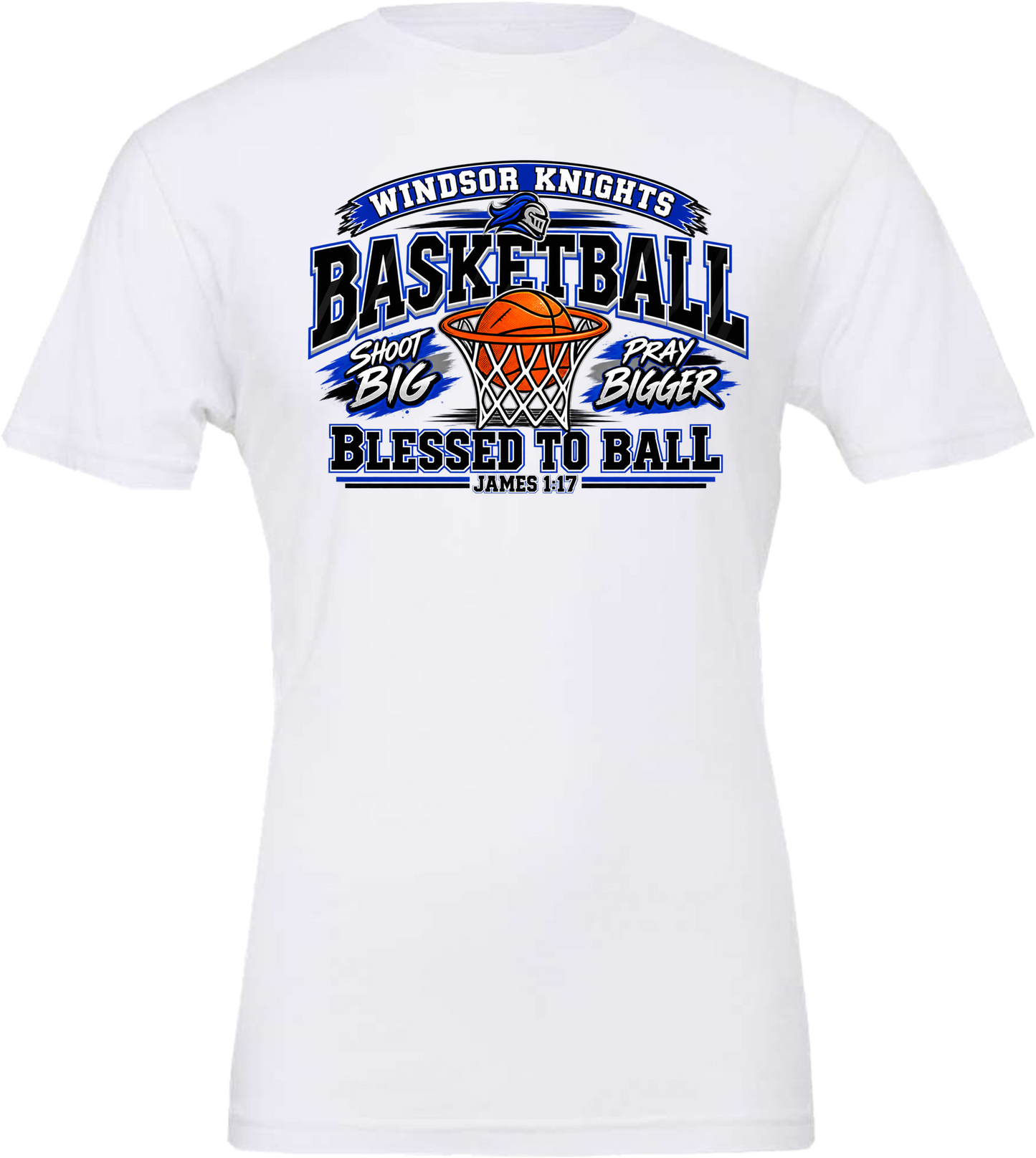Windsor - Basketball Blessed to Ball - White (Tee/Drifit/Sweatshirt/Hoodie)