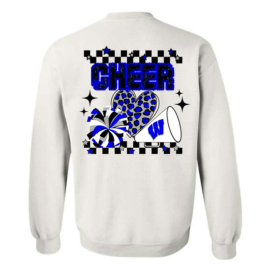 Windsor - Cheer Retro Collage - White (Tee/DriFit/Hoodie/Sweatshirt) - Southern Grace Creations
