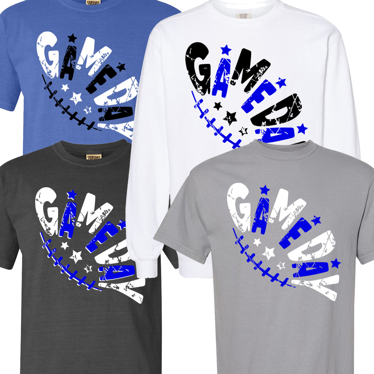 Windsor - Football Game Day Distressed - COMFORT COLOR (Tee/Sweatshirt)