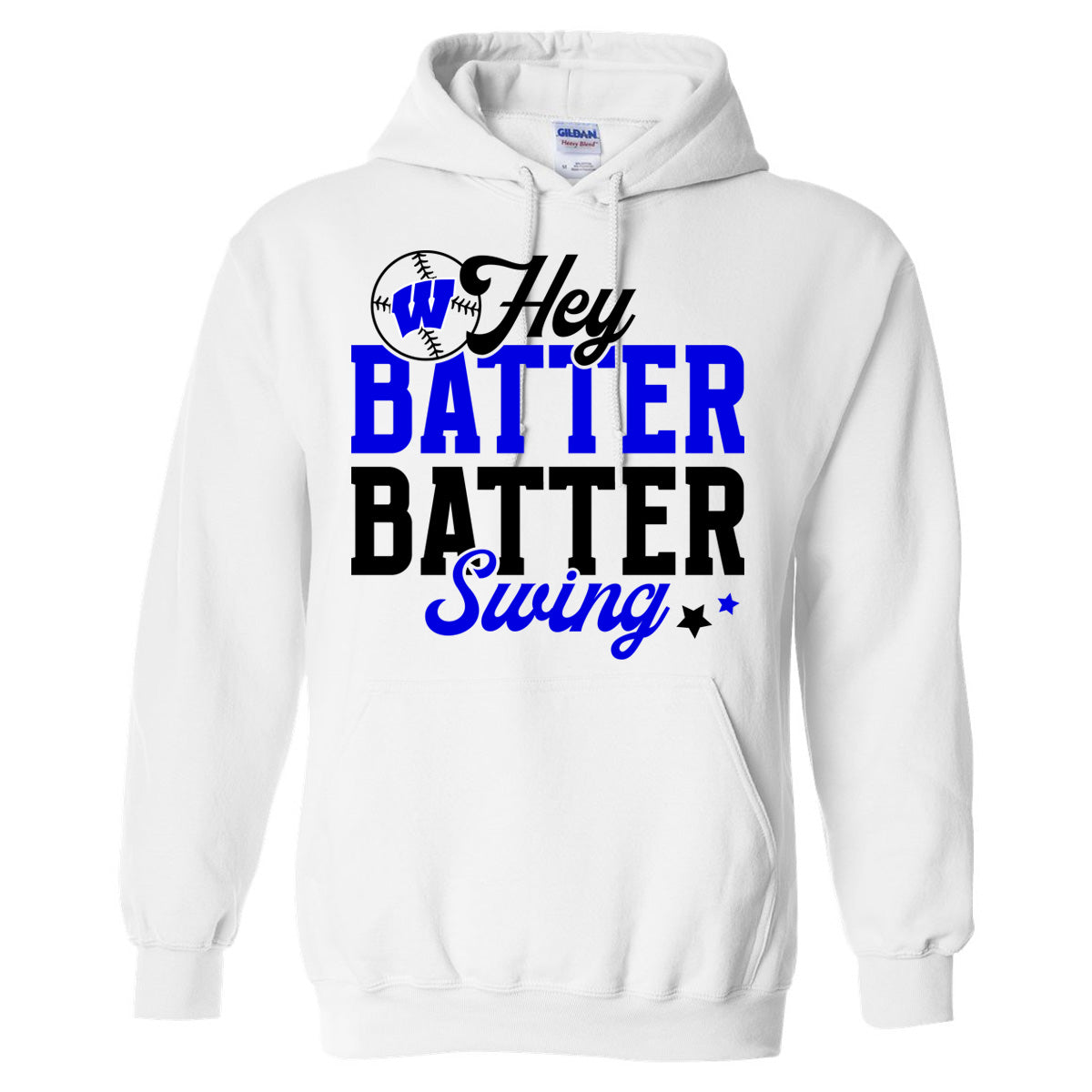 Windsor - Hey Batter Batter Swing Stars - White (Tee/DriFit/Hoodie/Sweatshirt)
