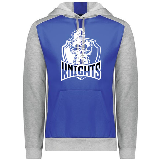 Windsor - Knight with Shield Hoodie - Royal/Grey Heather (6865/6866) - Southern Grace Creations