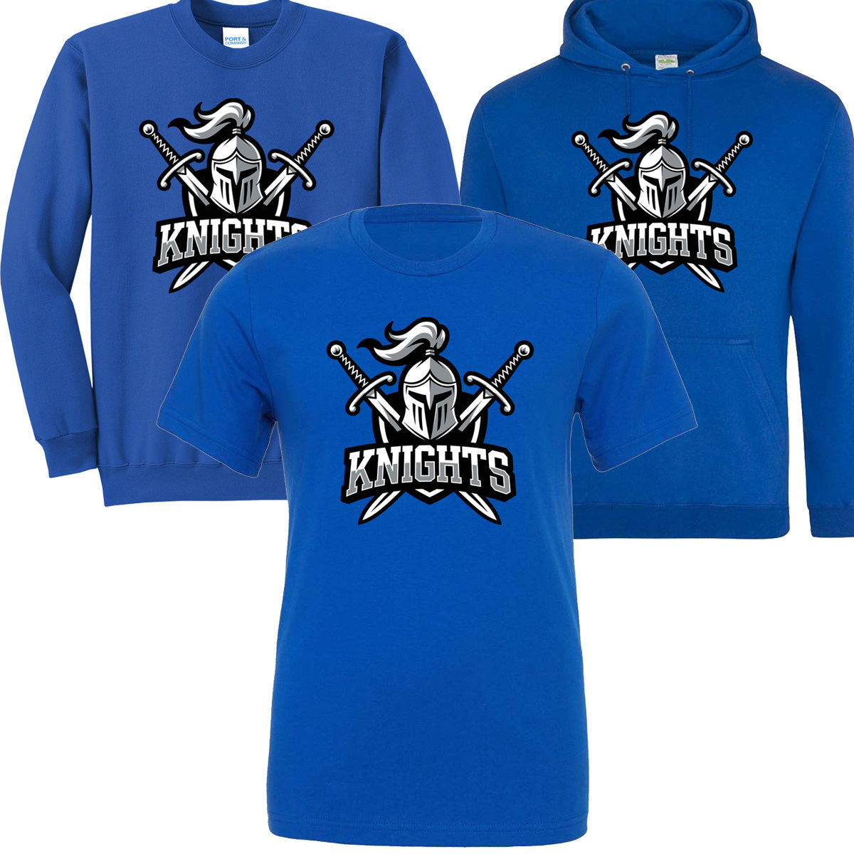 Windsor - Knight Swords Knights - Royal (Tee/DriFit/Hoodie/Sweatshirt)