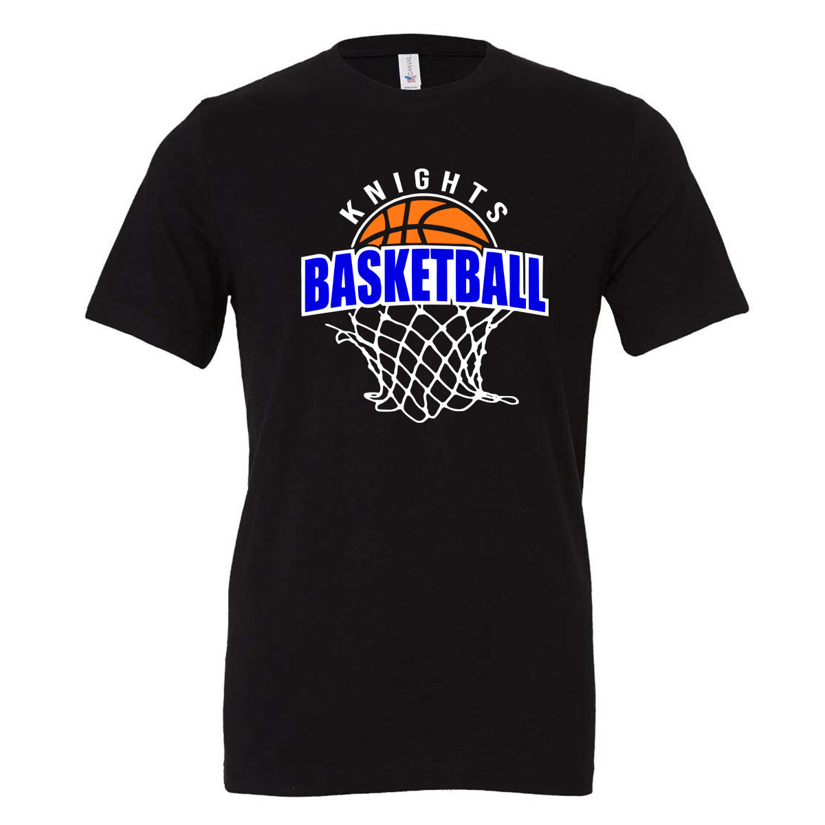 Windsor - Knights Basketball and Basketball Net - Black (Tee/DriFit/Hoodie/Sweatshirt) - Southern Grace Creations