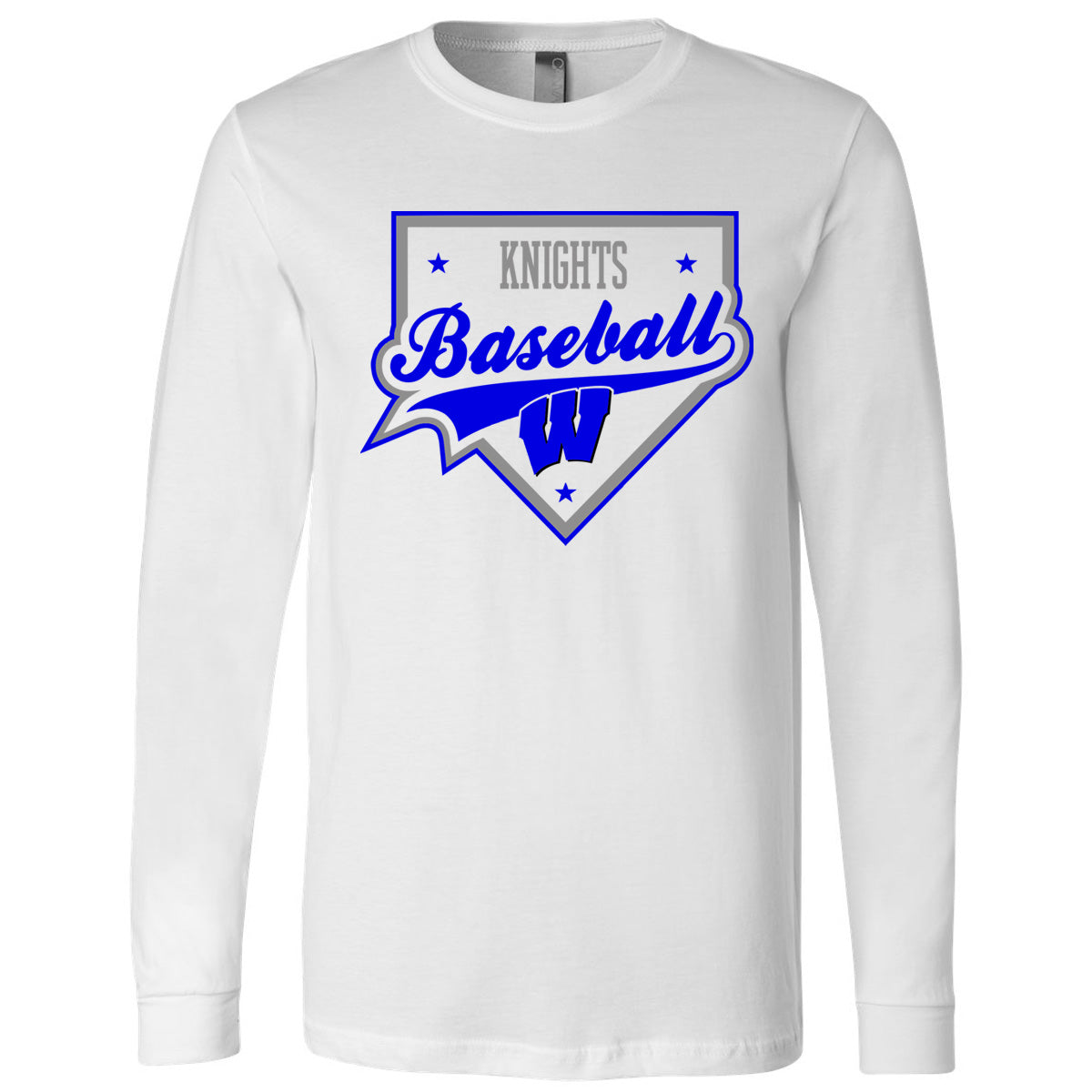 Windsor - Knights Baseball Homeplate - White (Tee/DriFit/Hoodie/Sweatshirt)