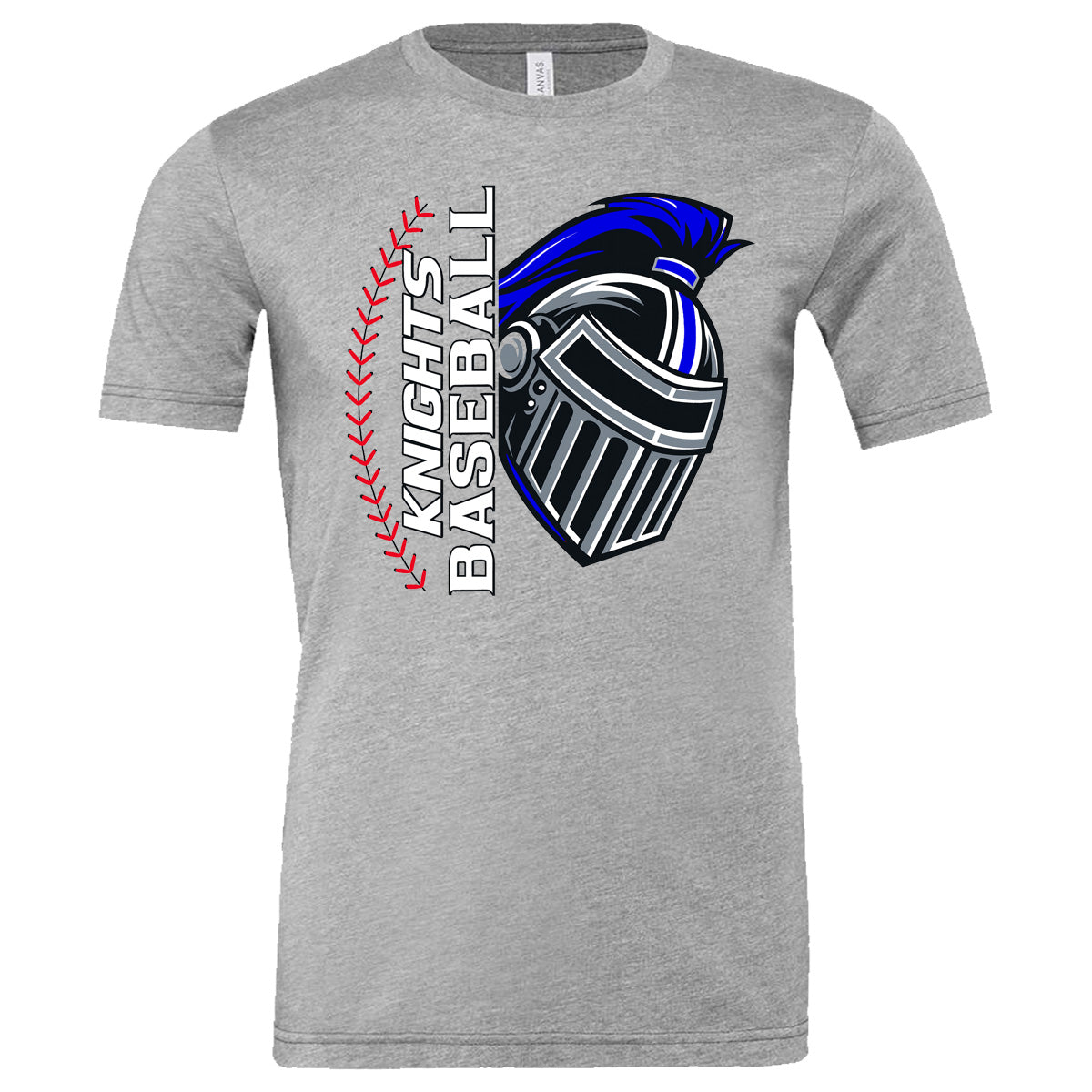 Windsor - Knights Baseball Sideways Stitching Knights - Athletic Heather (Tee/DriFit/Hoodie/Sweatshirt)