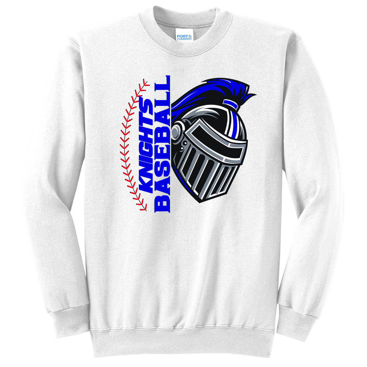 Windsor - Knights Baseball Sideways Stitching Knights - White (Tee/DriFit/Hoodie/Sweatshirt)