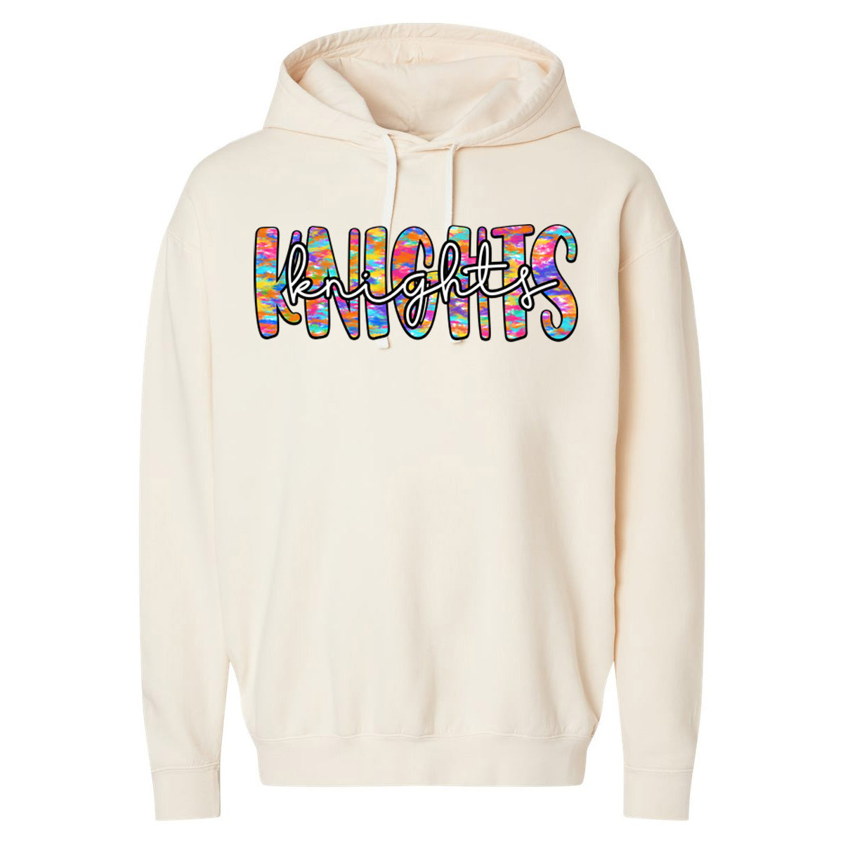 Windsor - Knights Tie Dye Bubble - Comfort Color - Ivory (Tee/Hoodie/Sweatshirt)