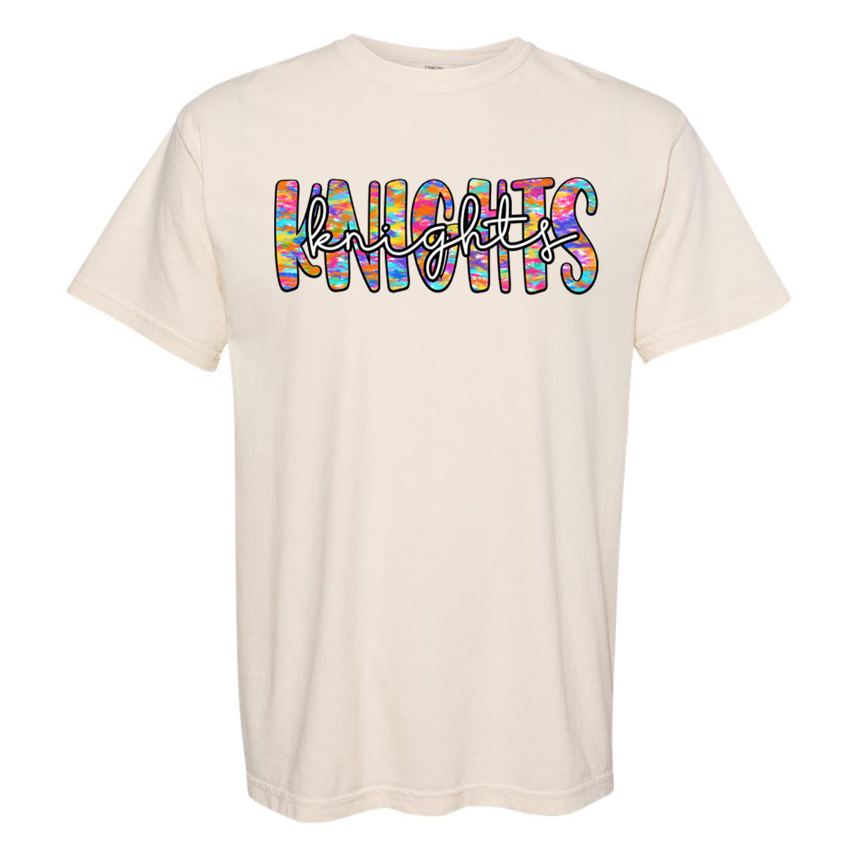 Windsor - Knights Tie Dye Bubble - Comfort Color - Ivory (Tee/Hoodie/Sweatshirt)