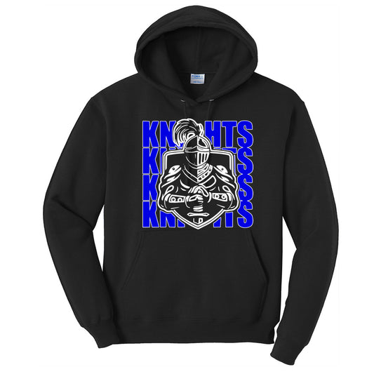 Windsor - Knights with Knight and Shield - Black (Tee/DriFit/Hoodie/Sweatshirt) - Southern Grace Creations