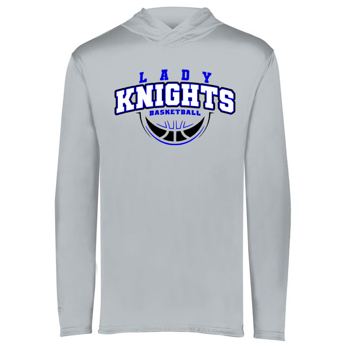 Windsor - Lady Knights Basketball Shooting Shirt - Silver (222830/222831) - Southern Grace Creations