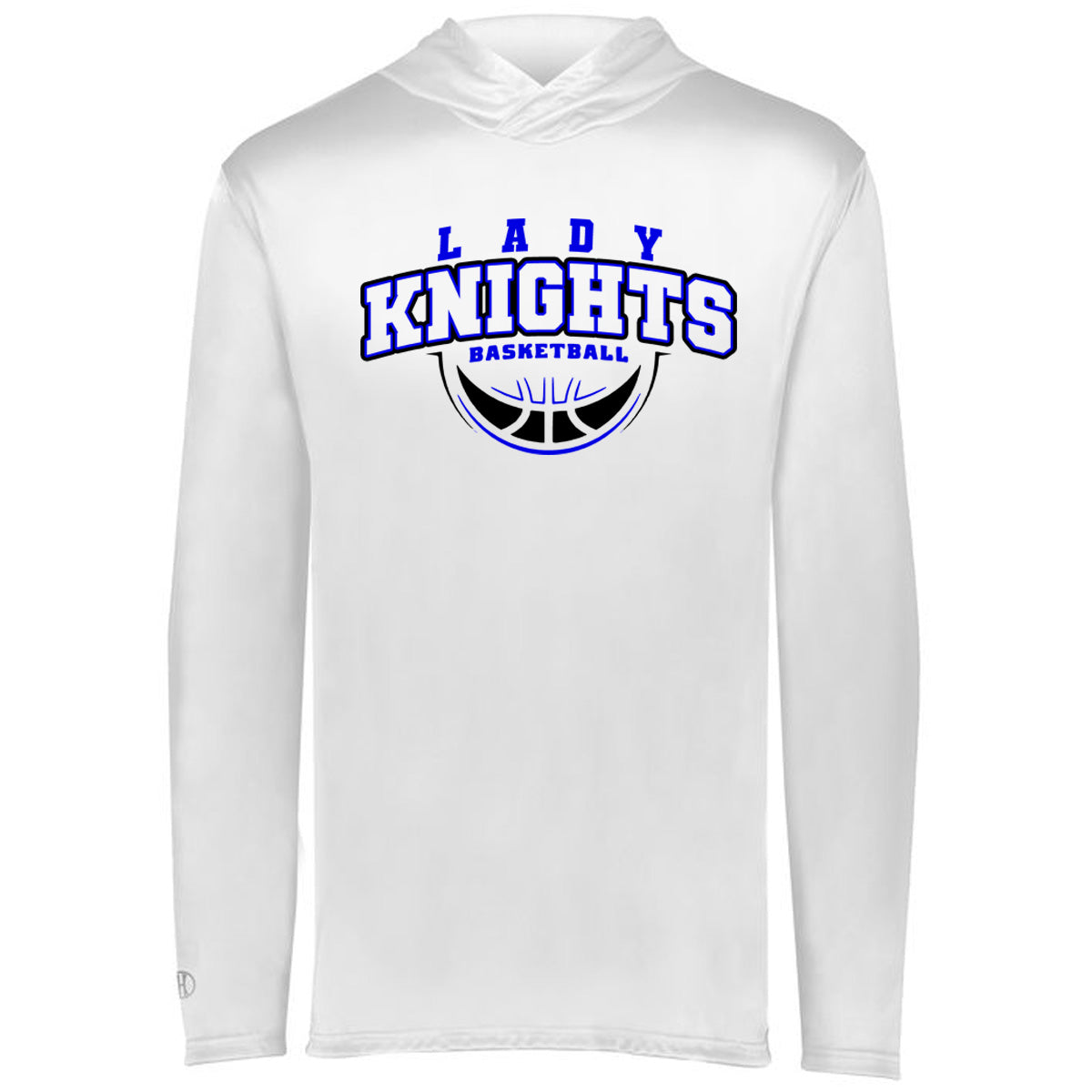 Windsor - Lady Knights Basketball Shooting Shirt - White (222830/222831) - Southern Grace Creations