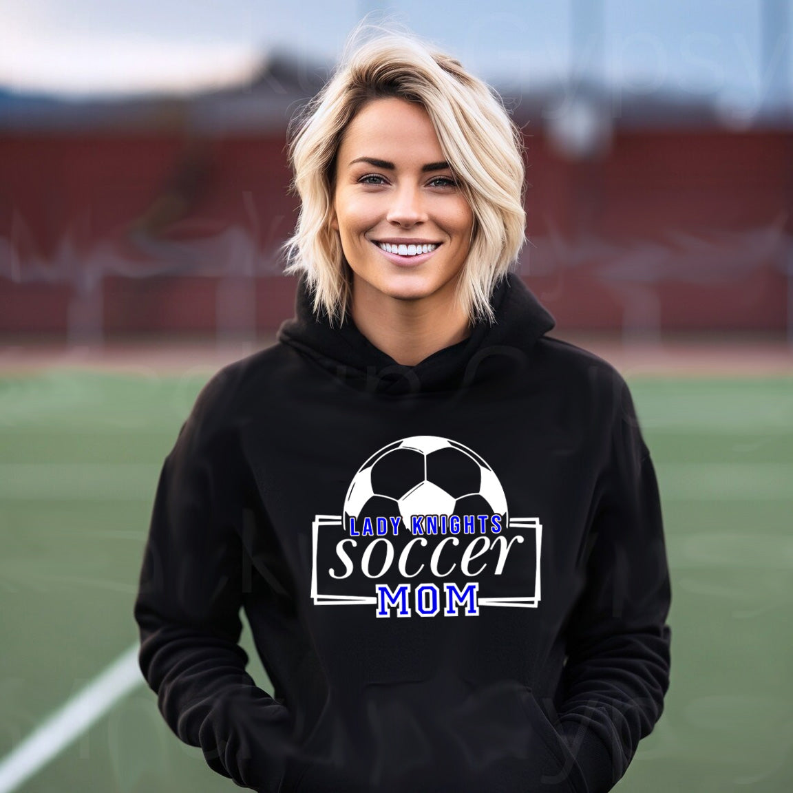 Windsor - Lady Knights Soccer Mom Box - Black (Tee/DriFit/Hoodie/Sweatshirt) - Southern Grace Creations