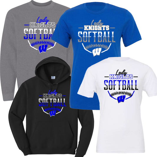 Windsor - Lady Knights Softball (Bosox) (Tee/Drifit/Sweatshirt/Hoodie)