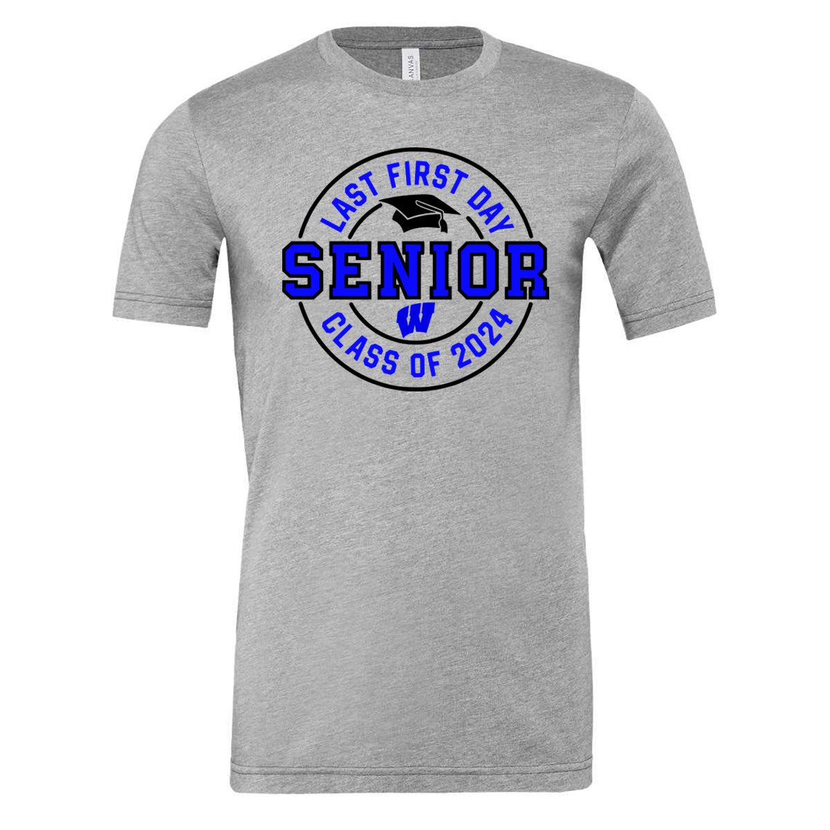 Windsor - Last First Day Senior Class of 2024 - Athletic Heather(Tee/Hoodie/Sweatshirt) - Southern Grace Creations