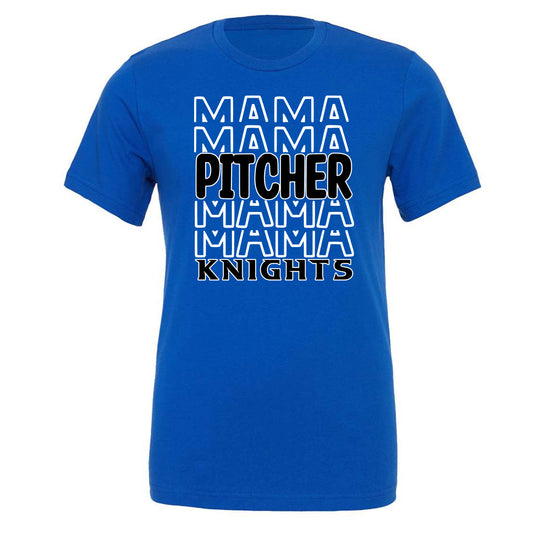 Windsor - Pitcher Mama Knights - True Royal (Tee/DriFit/Hoodie/Sweatshirt) - Southern Grace Creations