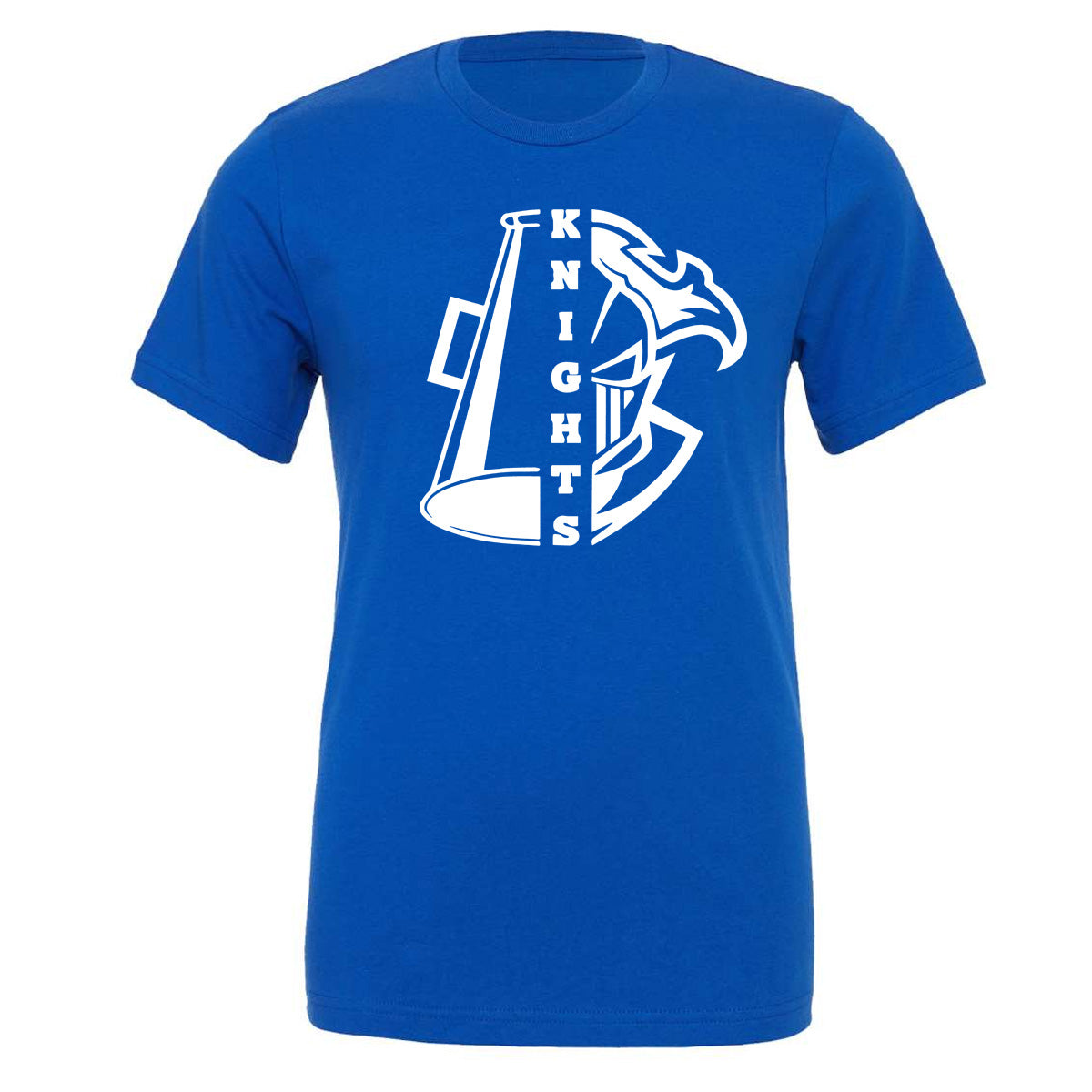 Windsor - *REQUIRED* Knights Cheerleading Megaphone (Half) - Royal (Tee/DriFit/Hoodie/Sweatshirt) - Southern Grace Creations