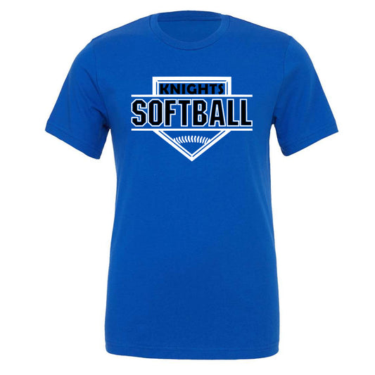 Windsor - Softball Homeplate - True Royal (Tee/DriFit/Hoodie/Sweatshirt) - Southern Grace Creations