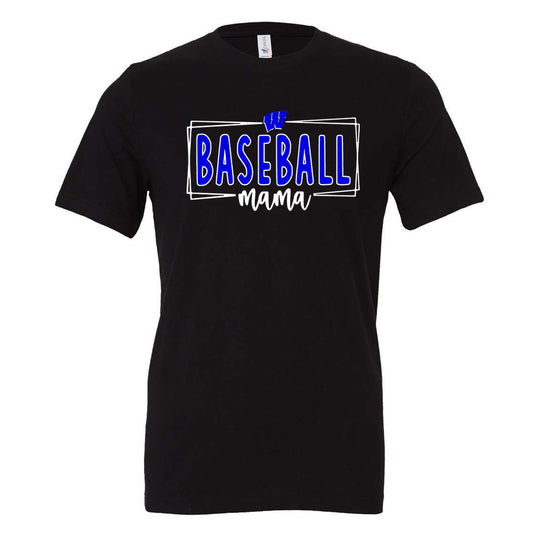 Windsor - W Baseball Mama Box - Black (Tee/Hoodie/Sweatshirt) - Southern Grace Creations