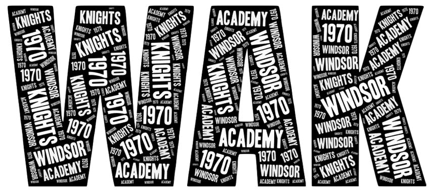 Windsor - WAK WordArt - Royal (Tee/Drifit/Hoodie/Sweatshirt) - Southern Grace Creations