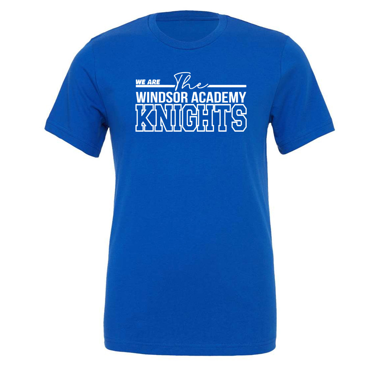 Windsor - We Are The Windsor Academy Knights - Royal (Tee/DriFit/Hoodie/Sweatshirt)