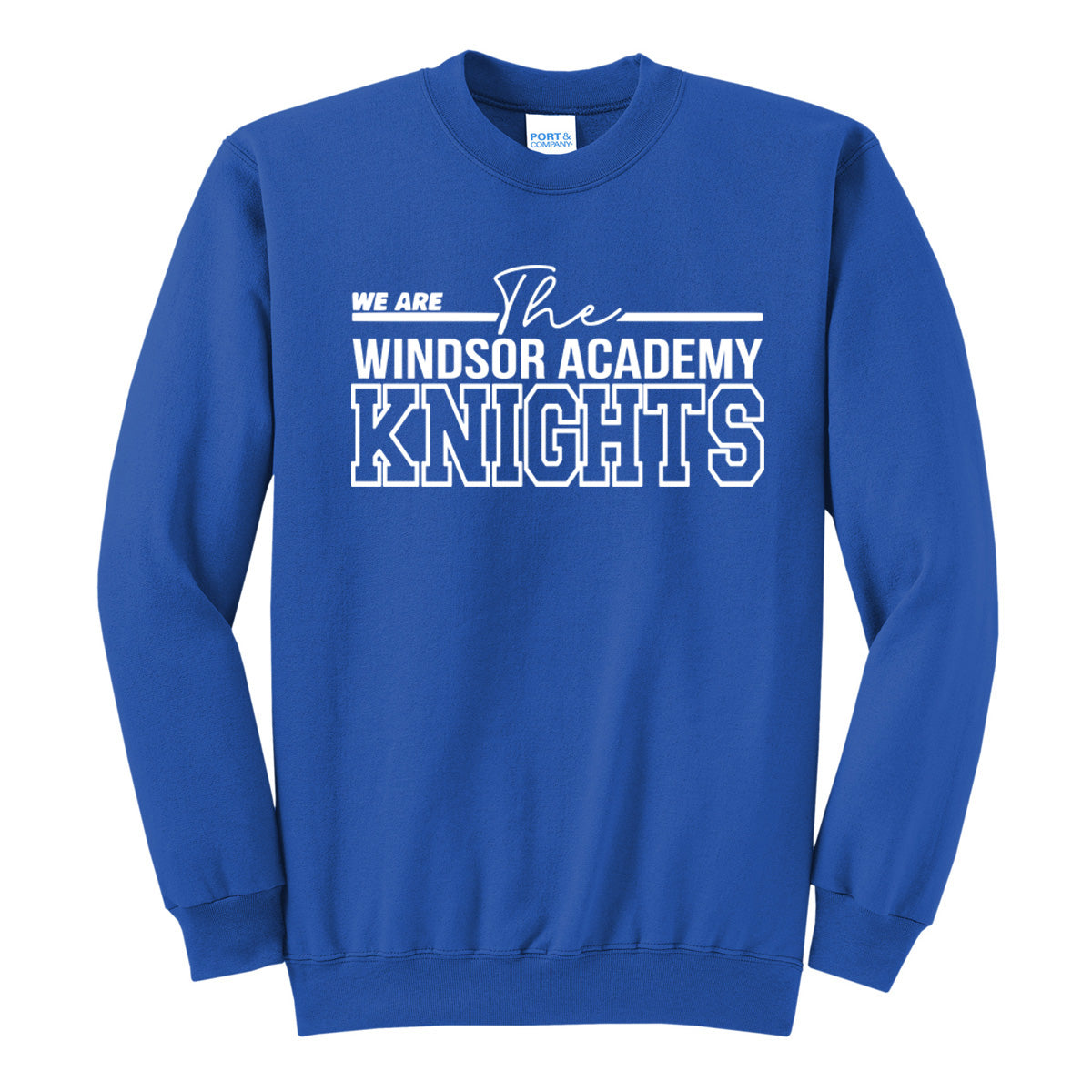 Windsor - We Are The Windsor Academy Knights - Royal (Tee/DriFit/Hoodie/Sweatshirt)
