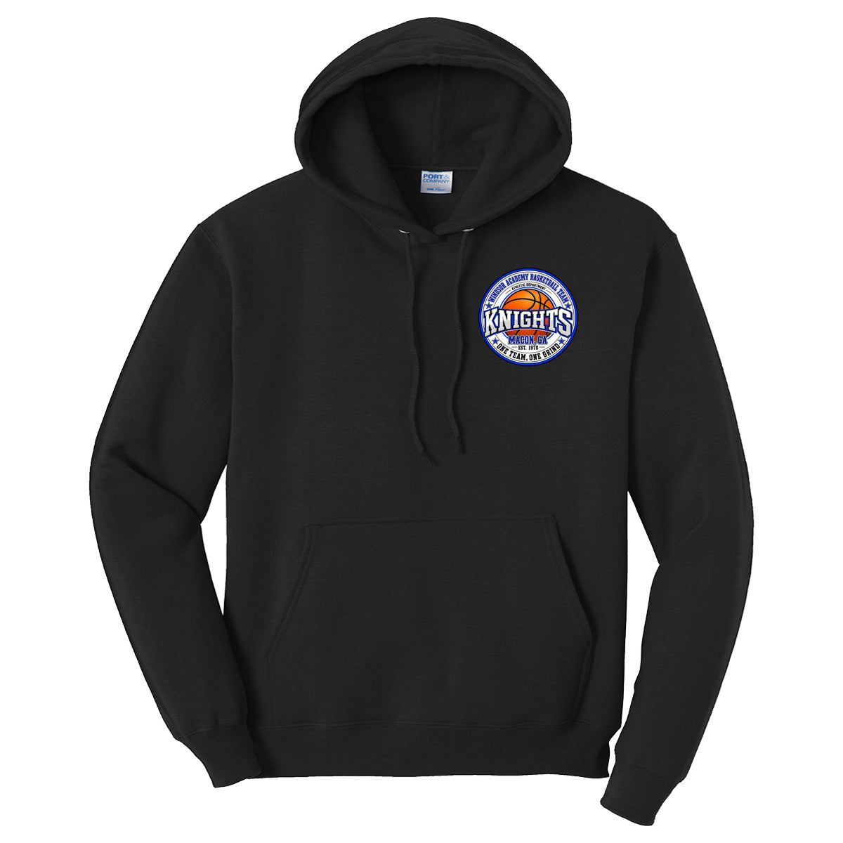 Windsor - Windsor Academy Basketball Team Solid Circle Orange Basketball - Black (Tee/Drifit/Sweatshirt/Hoodie)