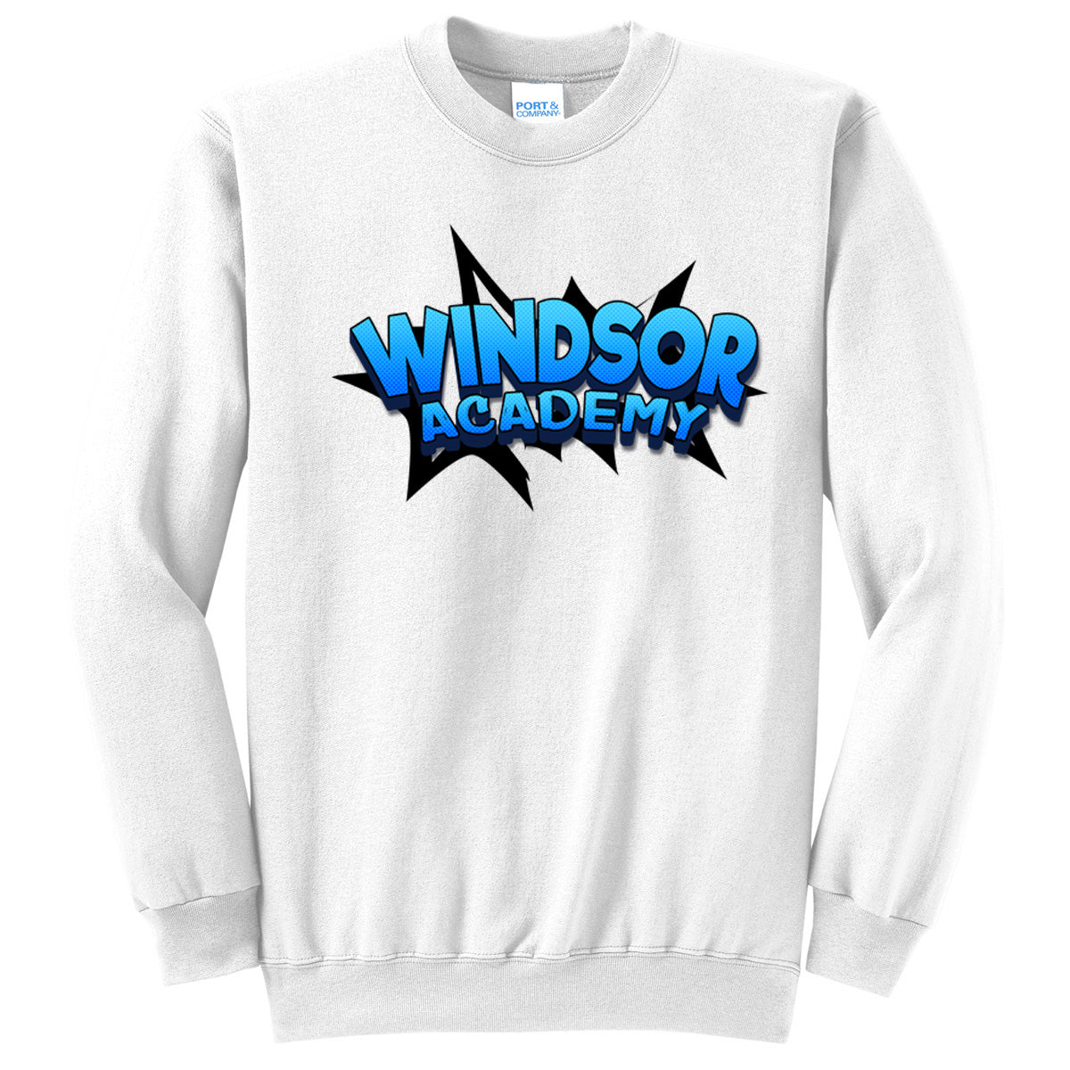Windsor - Windsor Academy Comic Book Pow - White (Tee/DriFit/Hoodie/Sweatshirt)