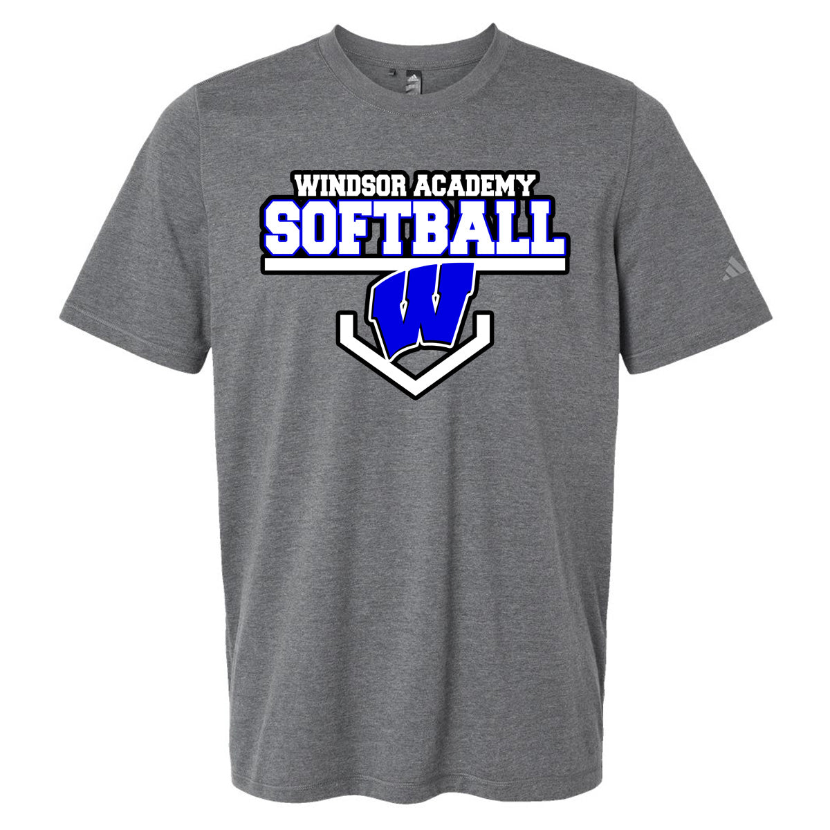Windsor - Windsor Academy Softball G4 - Adidas - Blended T-Shirt - A556