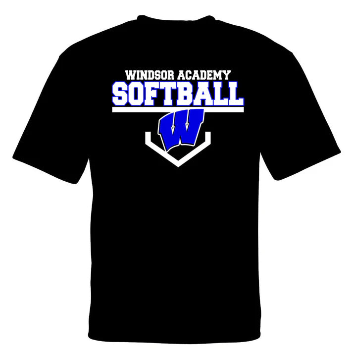 Windsor - Windsor Academy Softball G4 (PRACTICE JERSEY) - Black DriFit Short Sleeves