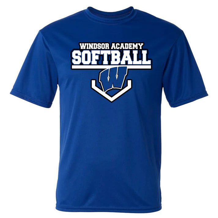 Windsor - Windsor Academy Softball G4 (REQUIRED PRACTICE JERSEY) - Royal DriFit Short Sleeves