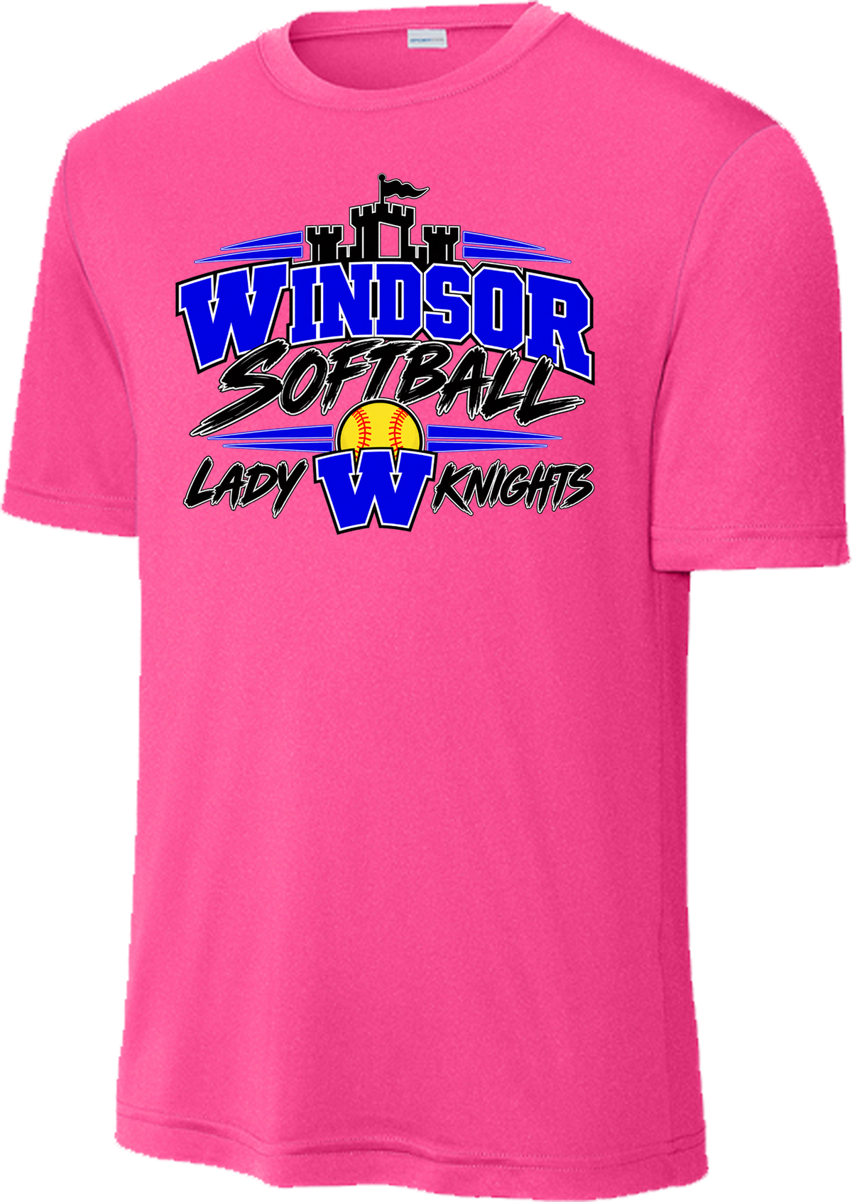 Windsor - Windsor Softball Lady W Knights - Neon Pink Drifit