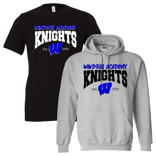 Windsor - Windsor Academy Knights Arched - (Tee/DriFit/Hoodie/Sweatshirt)