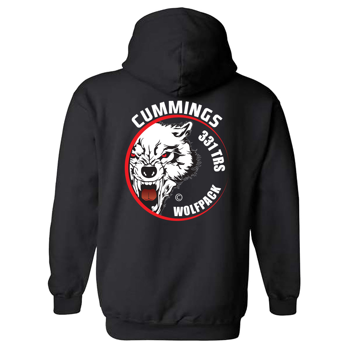 Wolfpack 331 TRS Wolf Circle - Black