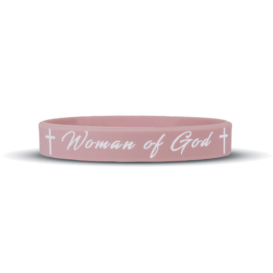Woman Of God Wristband - Southern Grace Creations