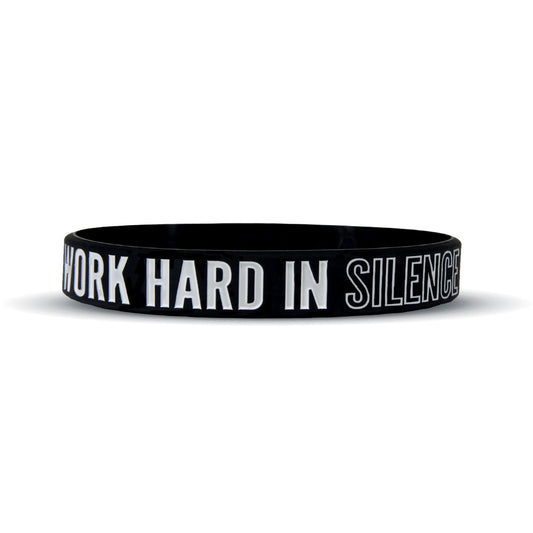 WORK HARD IN SILENCE Wristband - Southern Grace Creations