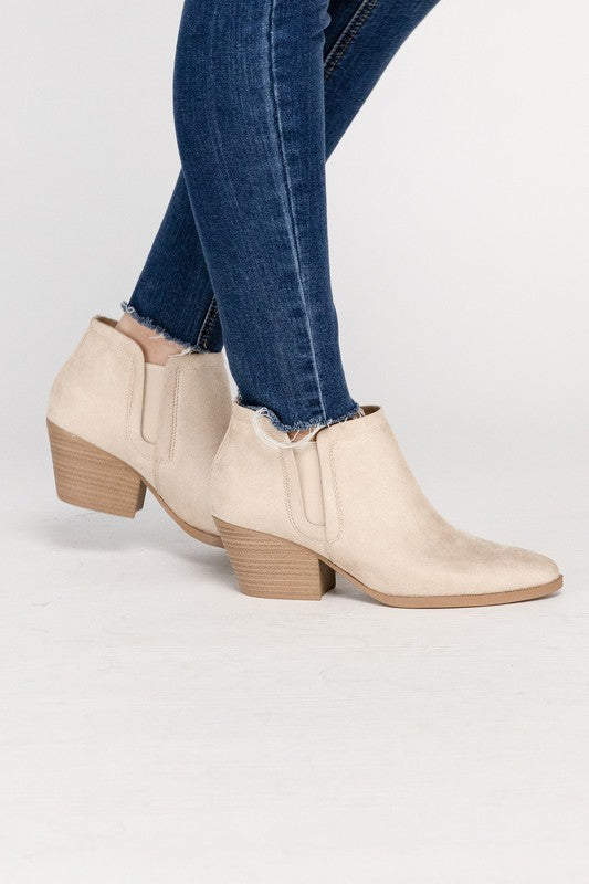 GWEN Suede Ankle Boots - Southern Grace Creations